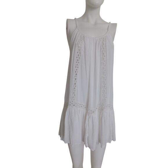 Raviya Other - Raviya swim coverup sundress white eyelet size Medium